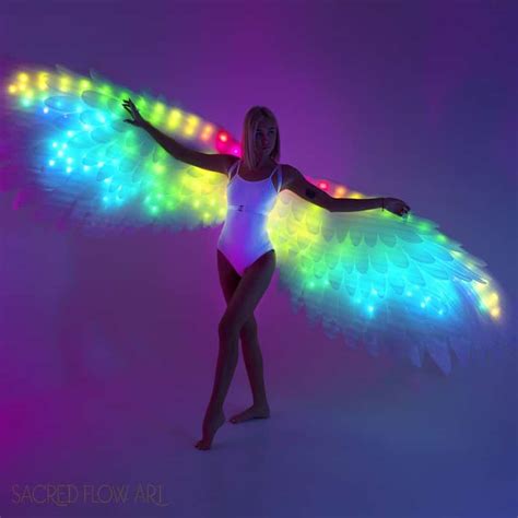 angel wings with lights|light up wings for adults.